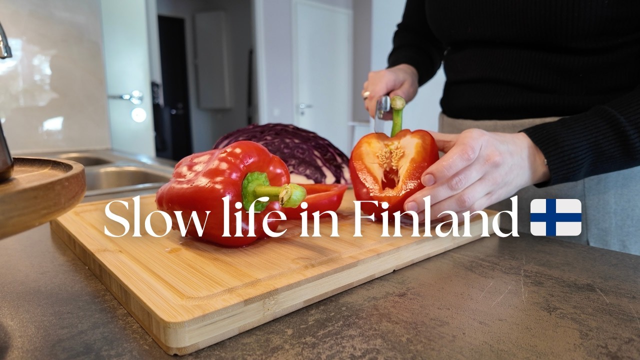 Silent Cozy Vlog 🌿  Everyday Life in Finland 🌿 Afterwork Routine 4PM - 10 PM 🌿