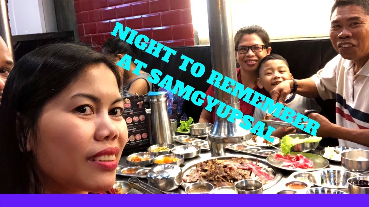 NIGHT TO REMEMBER AT SAMGYUPSAL