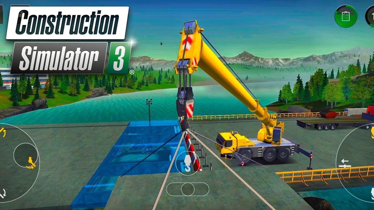 ภารกิจก่อสร้างสะพานข้ามแม่น้ำที่ยากที่สุด‼️⚠️| Construction Simulator 3