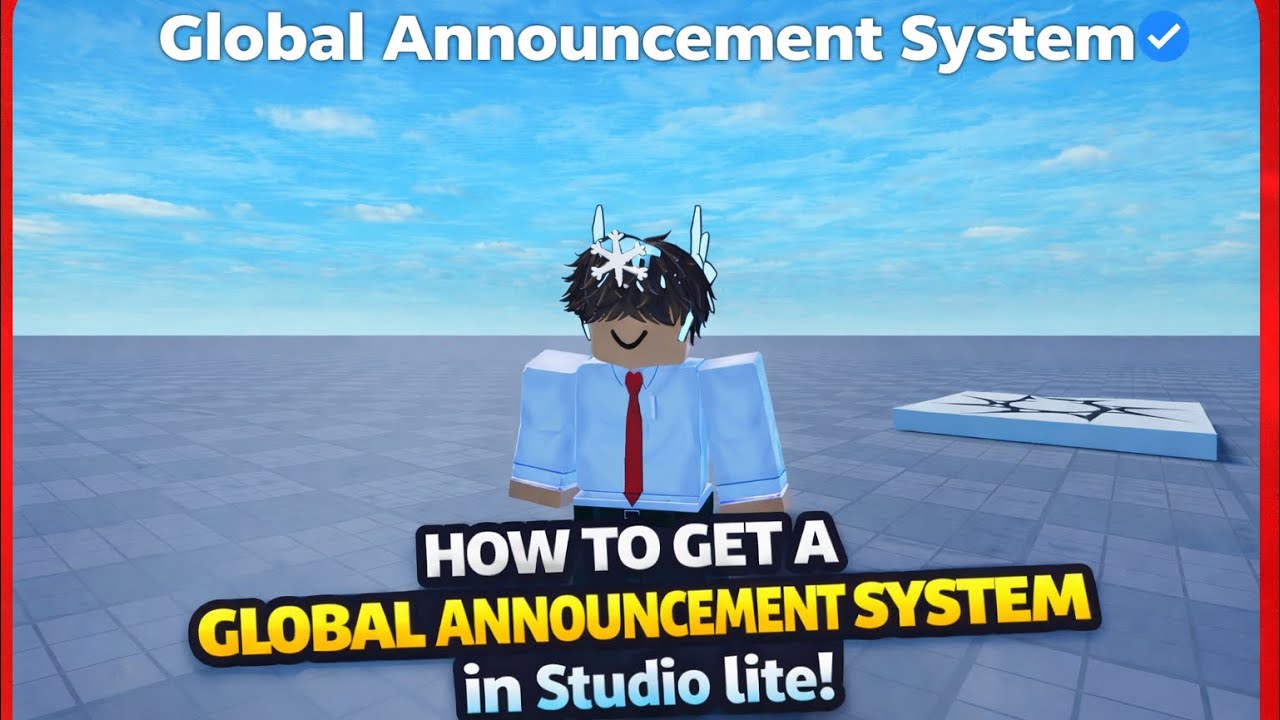How to get a Global Announcement System in Studio lite