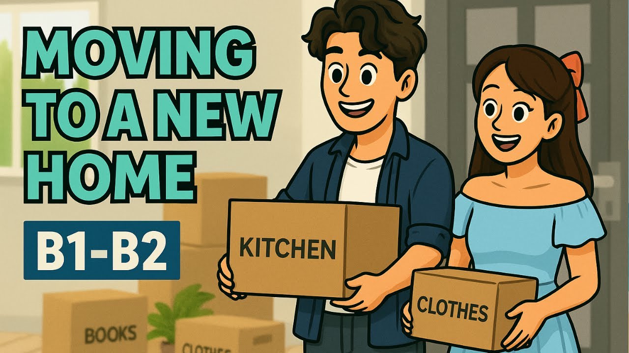 Moving to new home| Learn Useful Phrases and Real Conversations for B1&ndash;B2 Learners