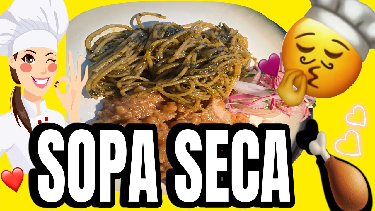 COMO PREPARAR SOPA SECA PERUANA 🇵🇪 UNA DELICIA PARA ACOMPAÑAR A LA CARAPULCRA 🥰💕