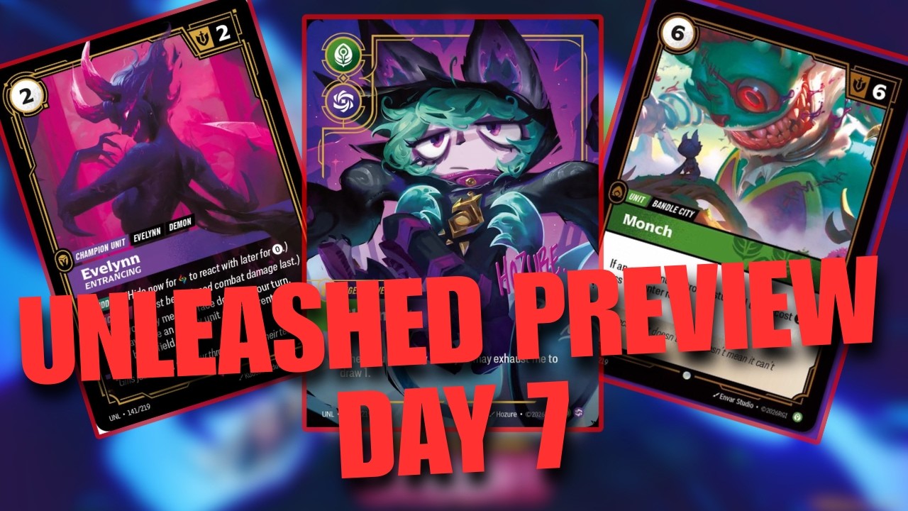 Riftbound Unleashed Preview Day 7 - Green Hold Strategy WILL Be Good!!!