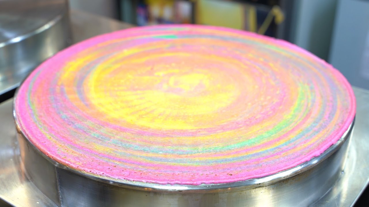 【虹色】レインボークレープ｜Rainbow Galaxy Crepe｜Thailand Street Food｜Bangkok