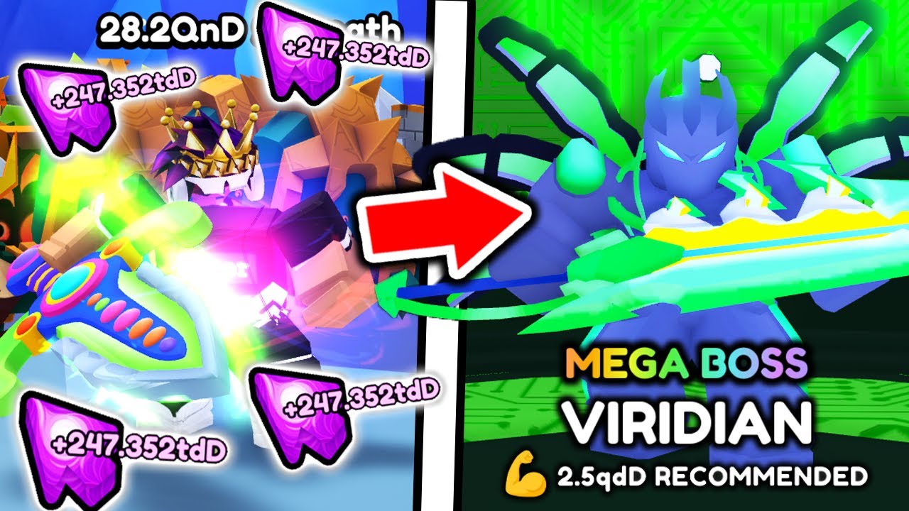 I BEAT NEW SECRET MEGA BOSS in Roblox Pull A Sword..