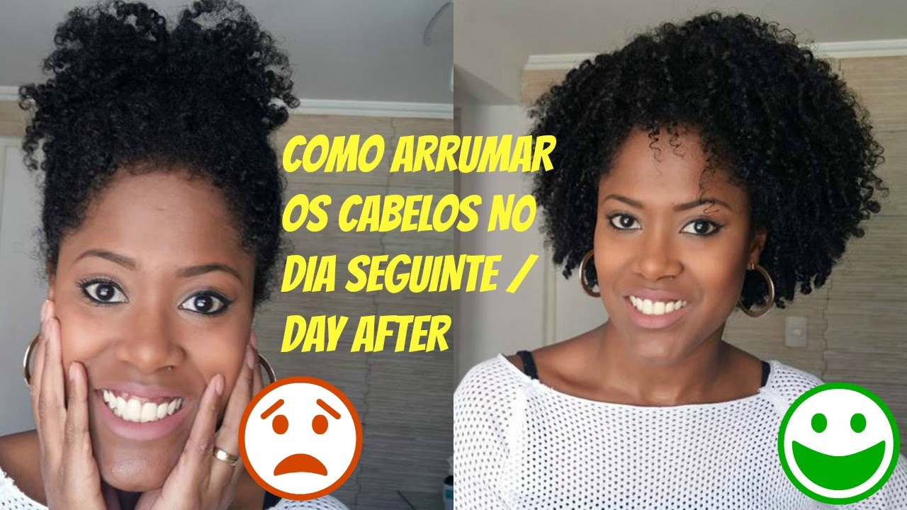 COMO ARRUMAR OS CABELOS NO DIA SEGUINTE / DAY AFTER