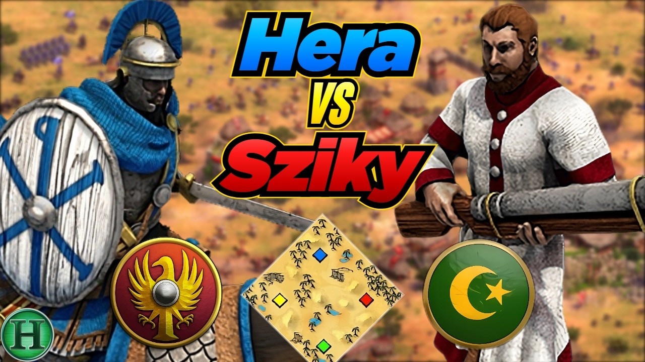 Romans vs Turks | 1v1 Arabia | vs Sziky | AoE2