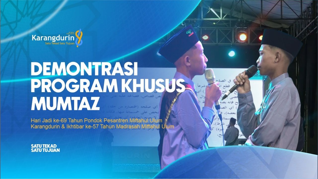 DEOMONSTRASI KITAB KUNING PROGRAM KHUSUS METODE MUMTAZ || PONDOK PESANTREN KARANGDURIN