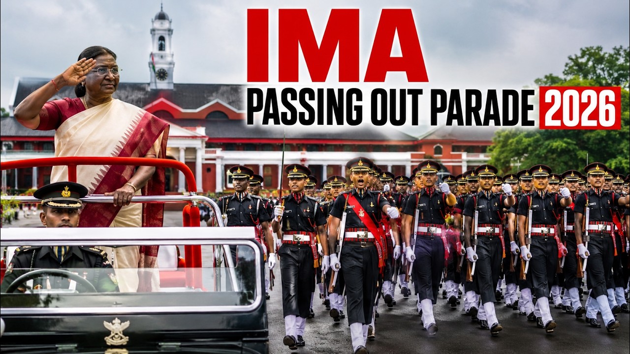 LIVE: Indian Military Academy Passing Out Parade 2026 | IMA Dehradun | Historic IMA Parade LIVE