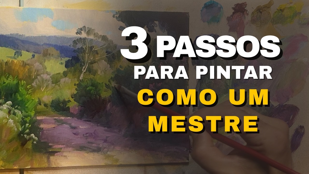 3 Passos para PINTAR mais e MELHOR!
