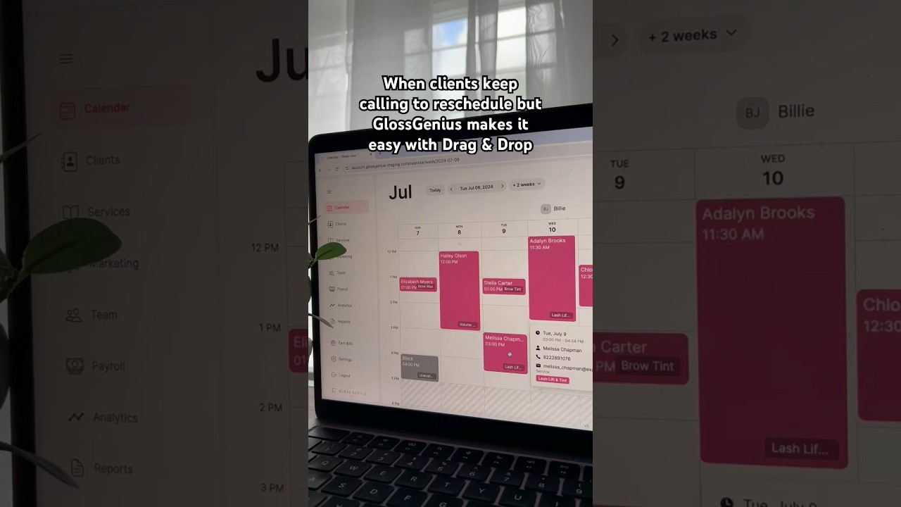 Salon and spa scheduling made easy 📆 