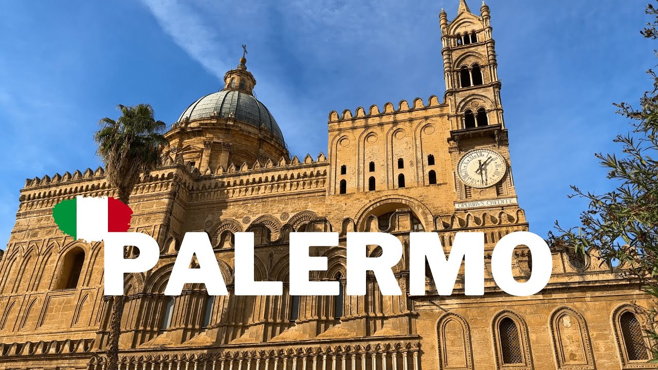 Palermo   Sicily   Italy I Walking Tour in 4K