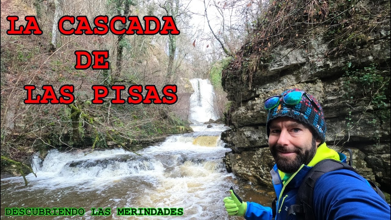 CASCADA DE LAS PISAS/  VALLE DE VALDEBEZANA/ LAS MERINDADES/ 4K
