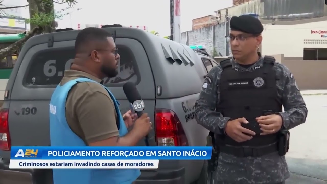 Policiamento reforçado em Santo Inácio | ARATU 24 HORAS | TV ARATU