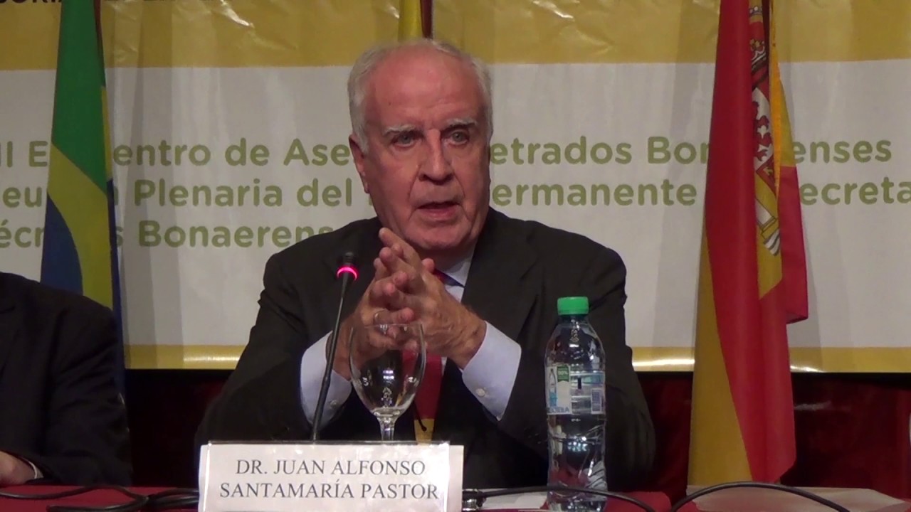 CONFERENCIA EXPOSITOR INTERNACIONAL: Juan ALFONSO SANTAMARÍA PASTOR.