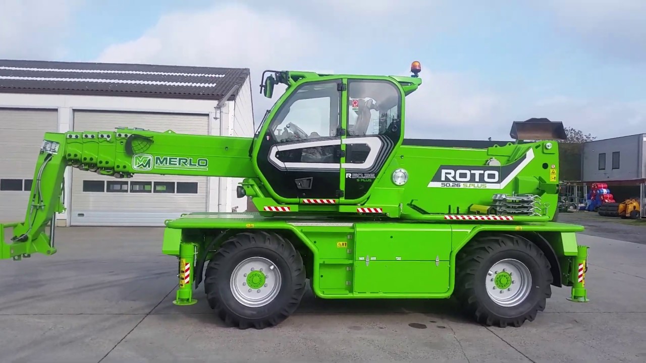 The new MERLO ROTO 50.26 S Plus: Demonstration - Demonstratie van de nieuwe Merlo Roto 50.26 S Plus!