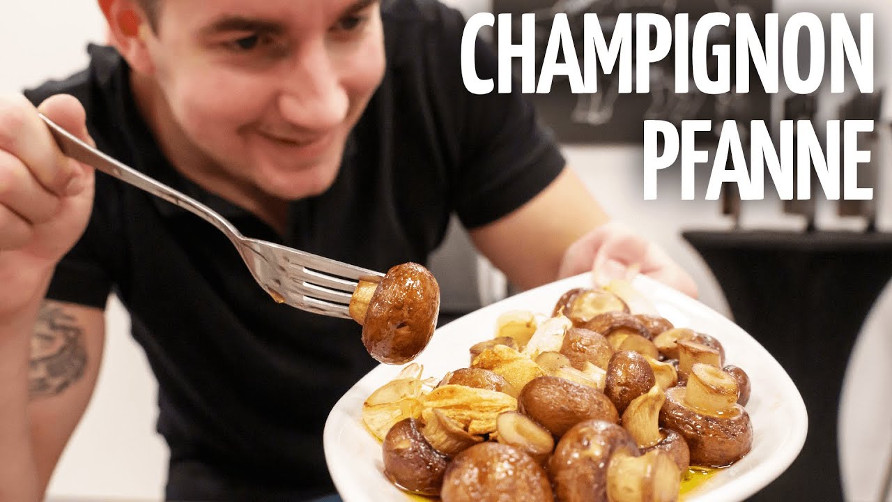 Champignonpfanne wie auf dem Weihnachtsmarkt / Jahrmarkt