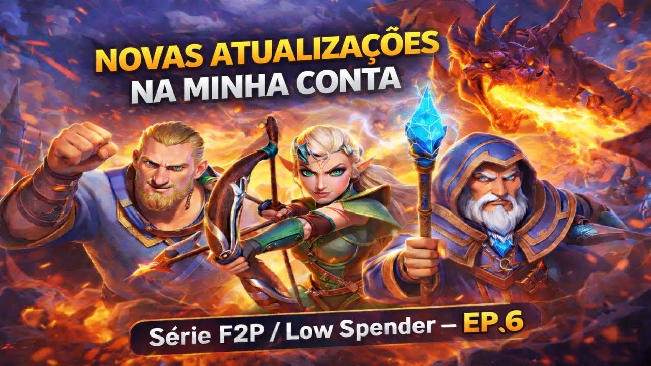 CALL OF DRAGONS F2P  EP.6 EVENTO NOVO? EVOLUÇÃO NA CONTA!!!