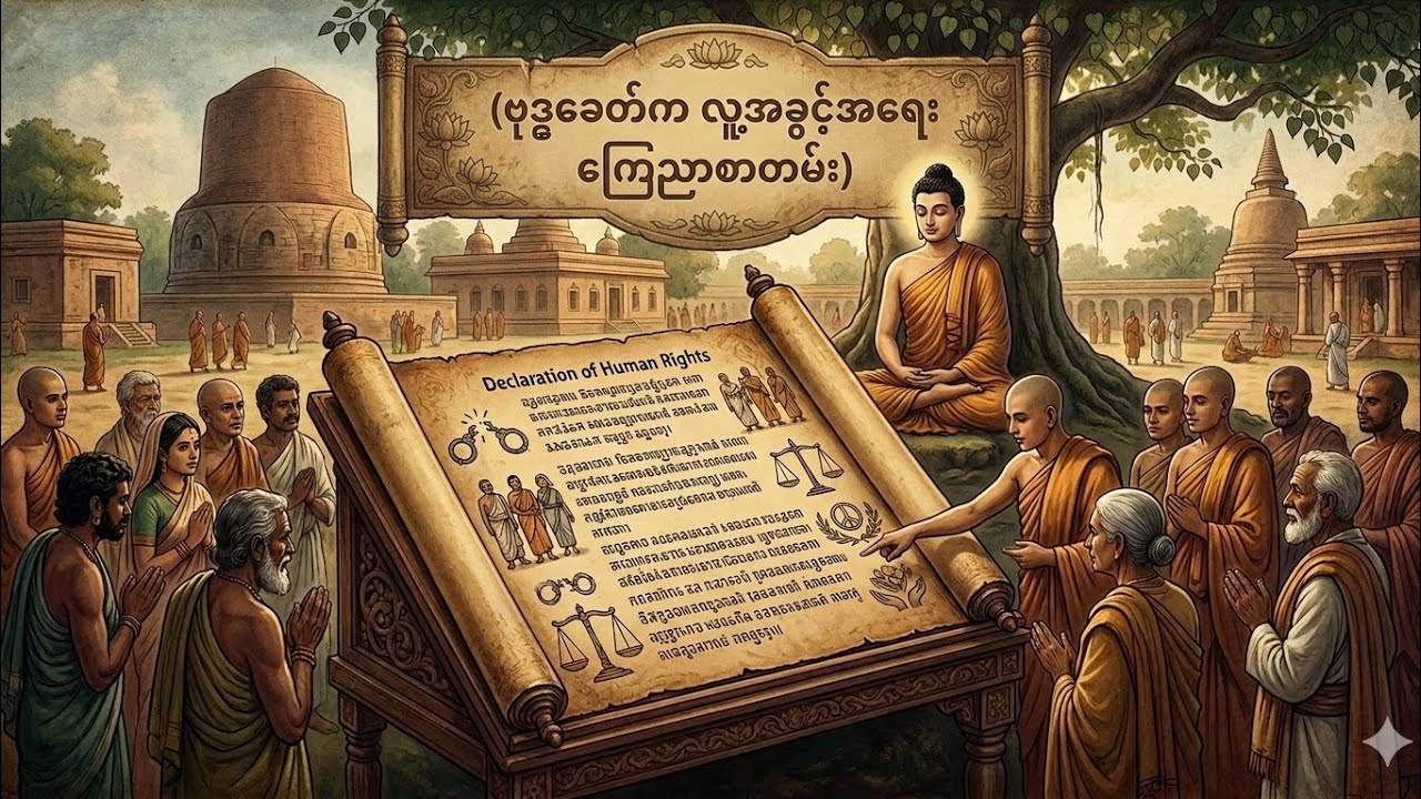 ဗုဒ္ဓခေတ်က လူ့အခွင့်အရေး ကြေညာစာတမ်း