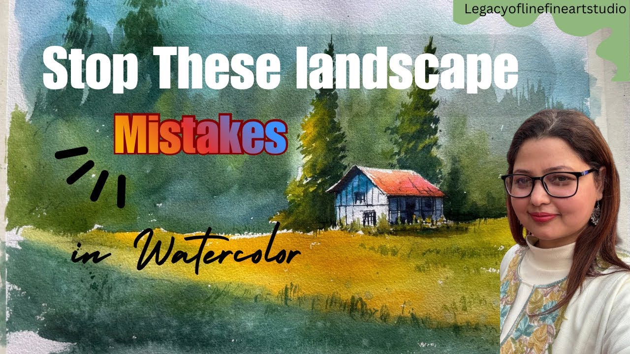 Paint like a pro in watercolor with easy method 