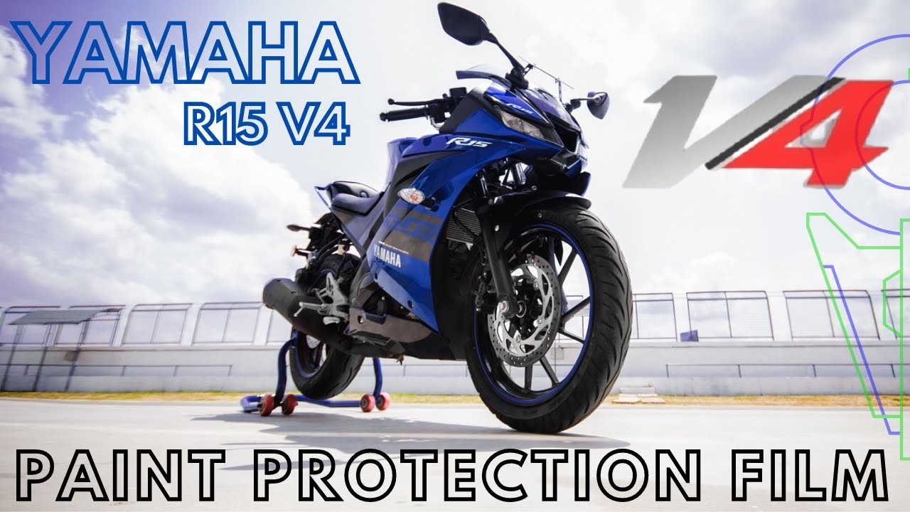 Yamaha R15 V4 & R15M Paint protection film PPF The Bling detailing Studio