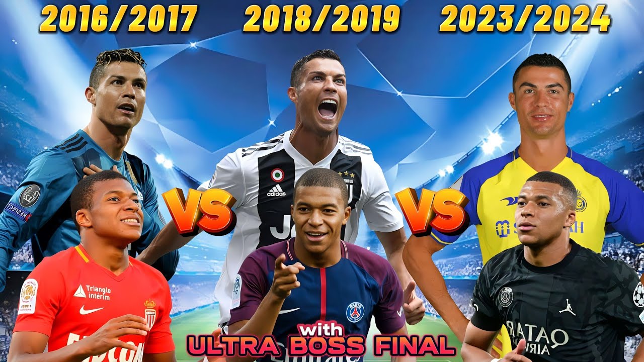 Ronaldo VS Mbappe [2016-2018-2023] ⚽️ with ULTRA BOSS FINAL ⚽️