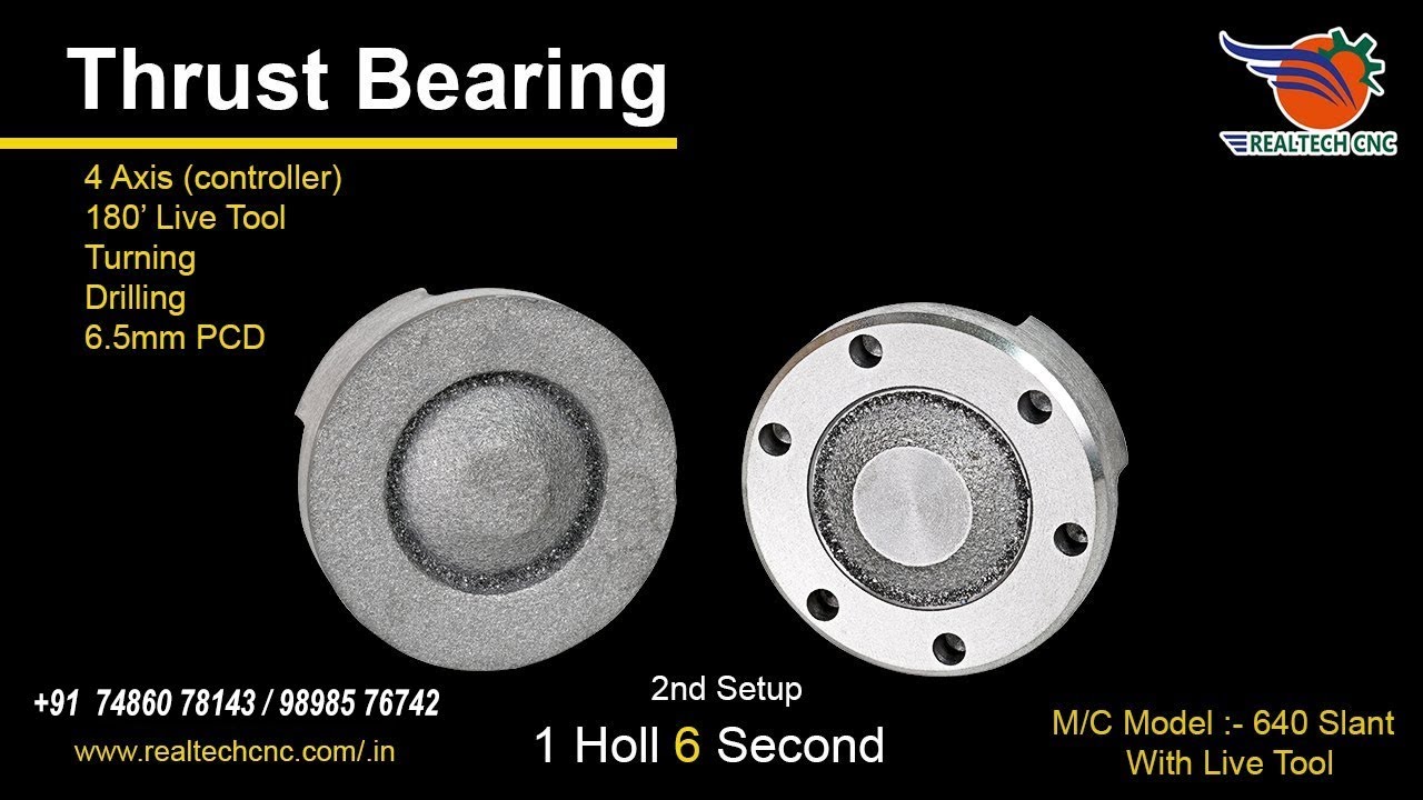 Thrust Bearing | RealTech CNC Machine VD-183
