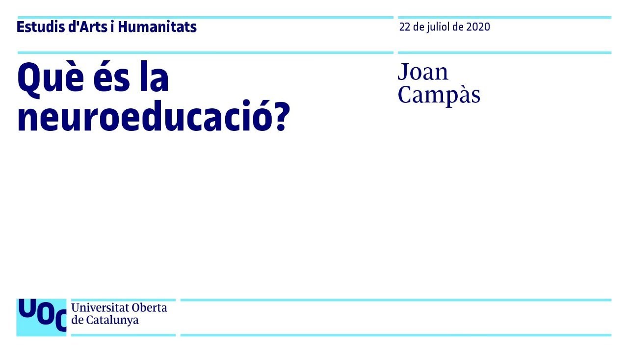 Què és la NEUROEDUCACIÓ? | UOC