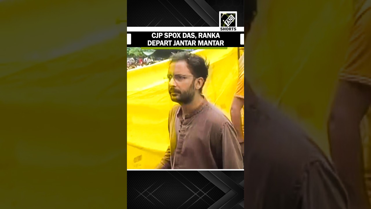 WATCH! CJP spox Saurav Das, Ashutosh Ranka leave for high-stakes talks with Union Ministers