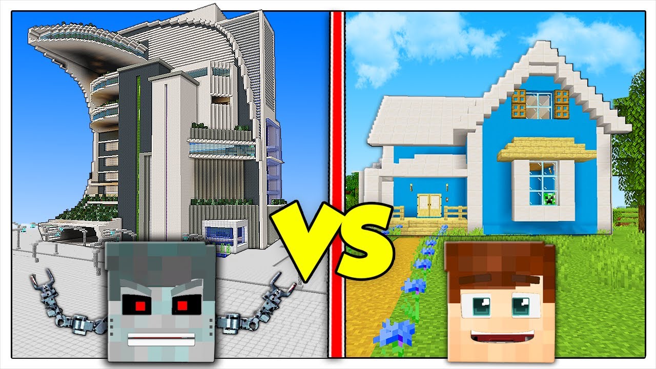 CASA ROBOT CONTRO CASA LUCA! - Minecraft ITA