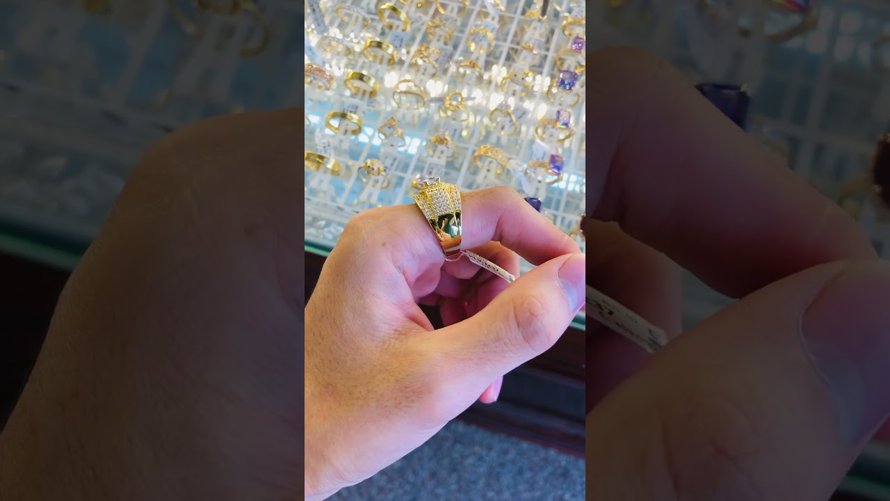 Nhẫn nam v&agrave;ng 18K hột trắng đẹp, gi&aacute; chỉ từ 5 triệu