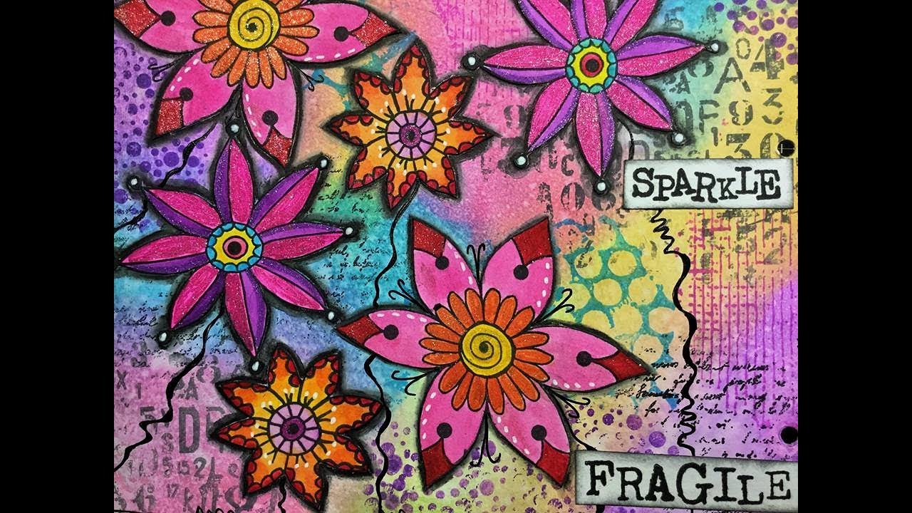 Sparkle..Art Journal Page