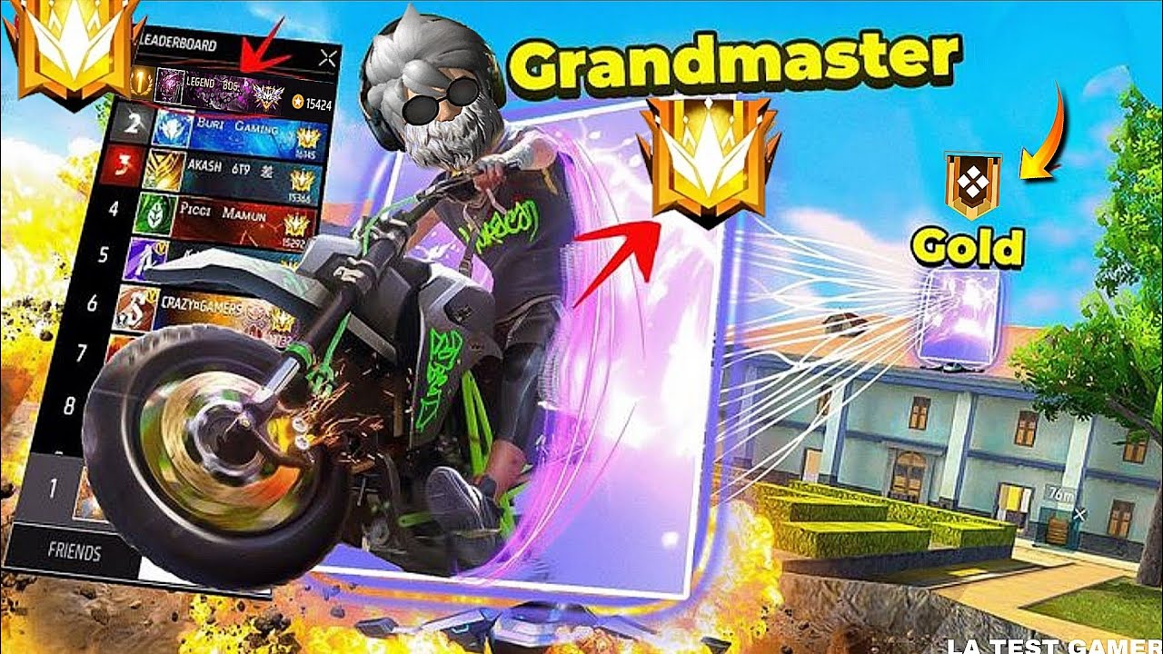 Grandmaster push 🤬 {2026} Gold to grandmaster garena free fire