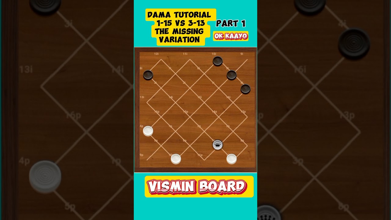 DAMA tutorial 1-15 vs 3-13 the missing variation