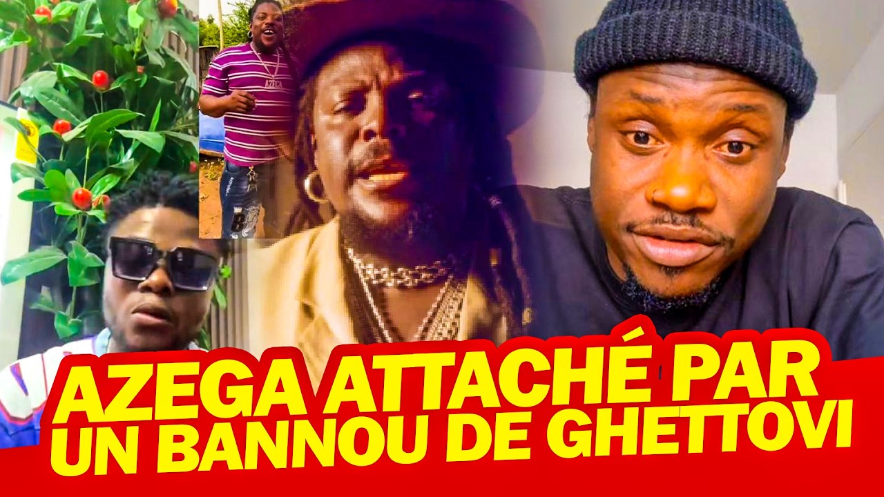 AZEGA ATTACHÉ PAR UN FAN DE GHETTOVI