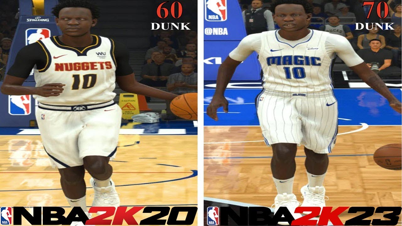 Dunking With Bol Bol In Every NBA 2K (2K20 - 2K23)