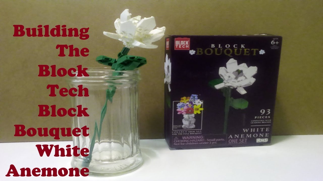Let's build a Block Tech Block Bouquet White Anemone (2025 version)