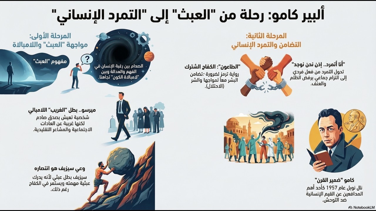 ألبير كامو - فن التمرد الانساني ضد العبثية