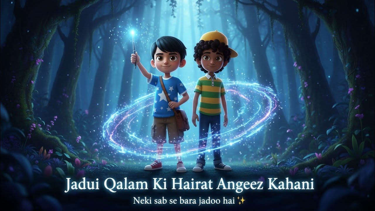 Jadui Qalam Ki Hairat Angeez Kahani | Urdu Kahani | Bachon Ke Liye Sabaq Amoz Story#moralstory