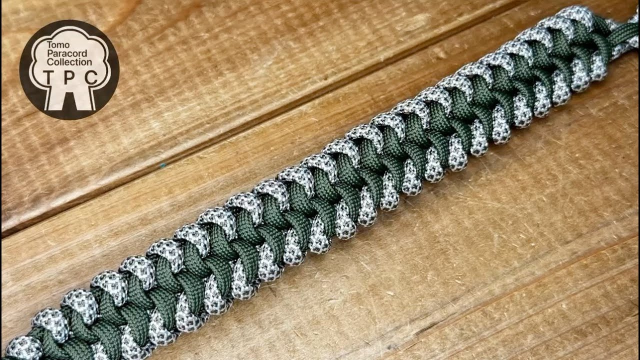 パラコードを使ったブレスレットの作り方　スネークノットが隣り合わせになった編み方　SAIDO BY SAIDO SNAKE KNOT PARACORD BRACELET HOW-TO MAKE！