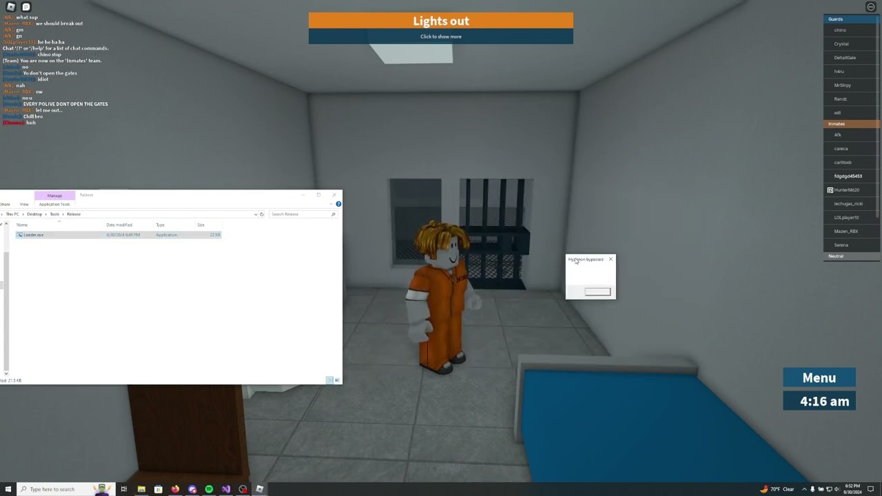 Roblox DLL Injector Hyperion/Byfron Bypassing