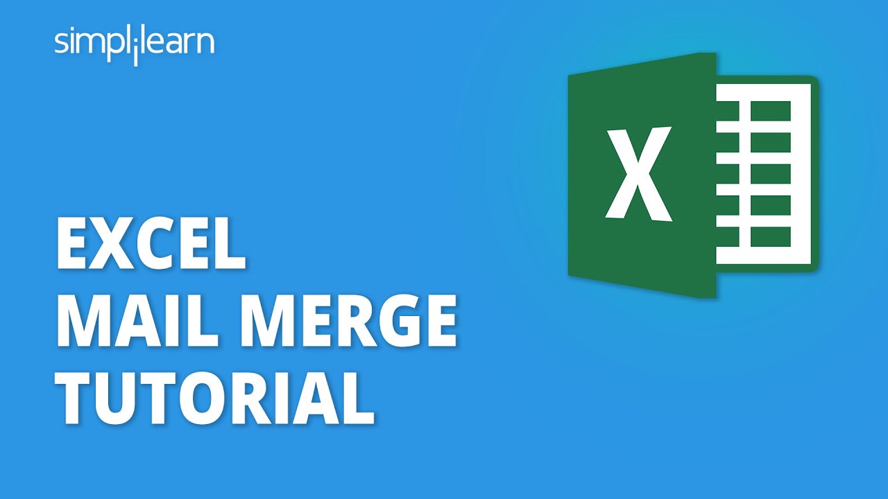 How To Use Mail Merge Using Excel | Excel Mail Merge Tutorial | Mail Merge Tutorial | Simplilearn
