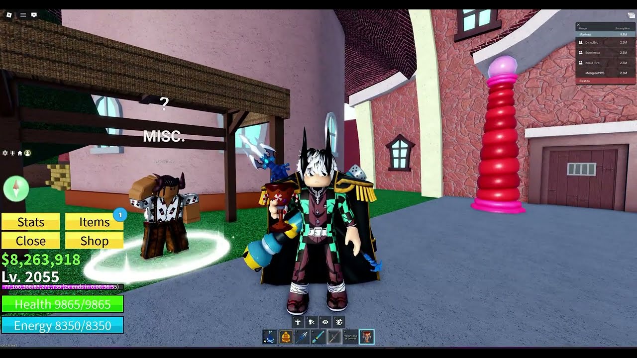 Summon Dough King Boss (Blox F ruit)