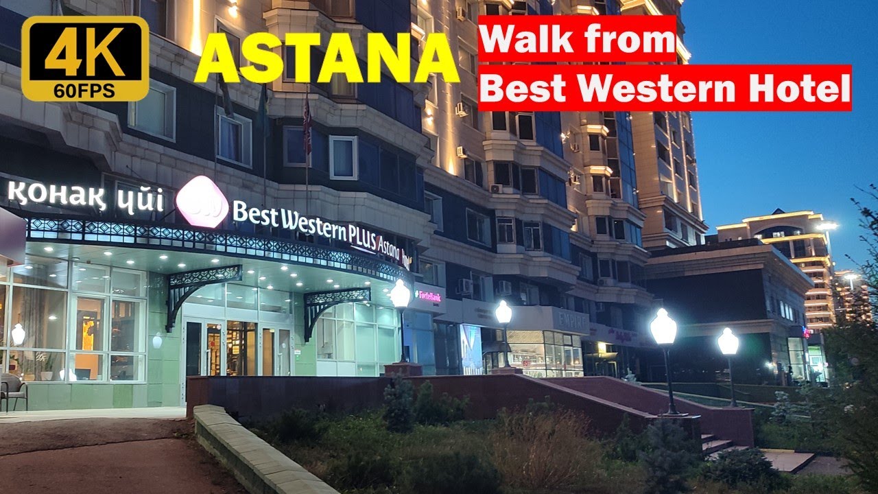 Strolling in Astana • Best Western Hotel • Walk Along • August 2024