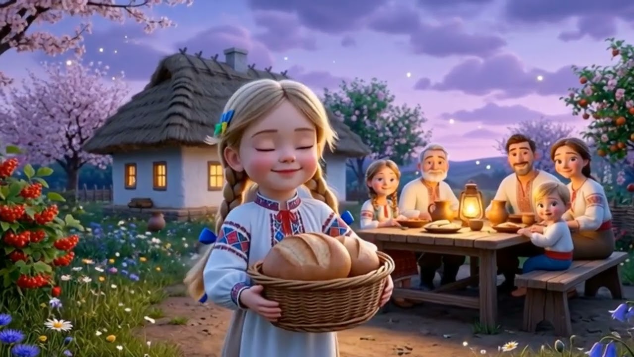Садок вишневий коло хати 🌸 3D Анімація на вірш Тараса Шевченка | Українська пісня
