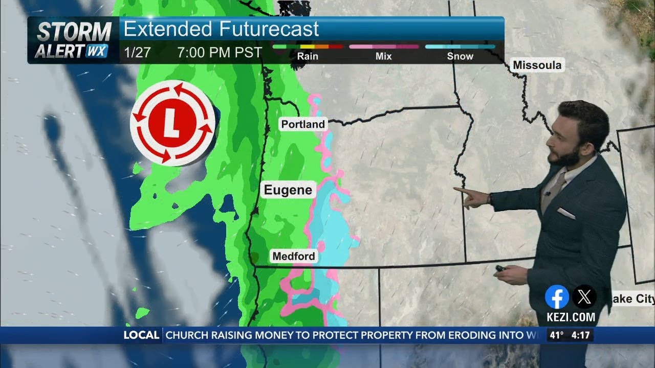 While not heavy rain, damp conditions return to Oregon