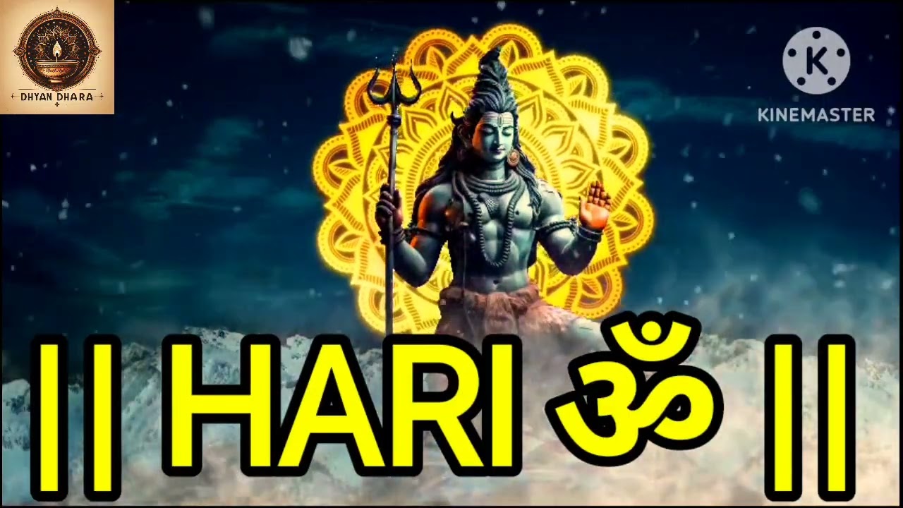 LIVE ! BEST HARI OM DHUN WITH LYRICS | NON STOP HARI ॐ MANTRA | MORNING AND EVENING MADITATION JAP