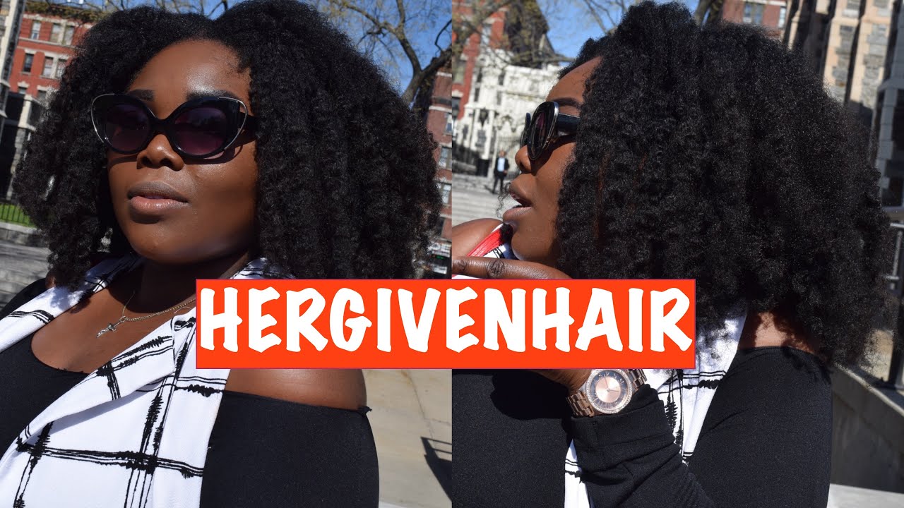 MOST NATURAL 4C WEAVE EVER!! ft. HERGIVENHAIR Kinky Edition