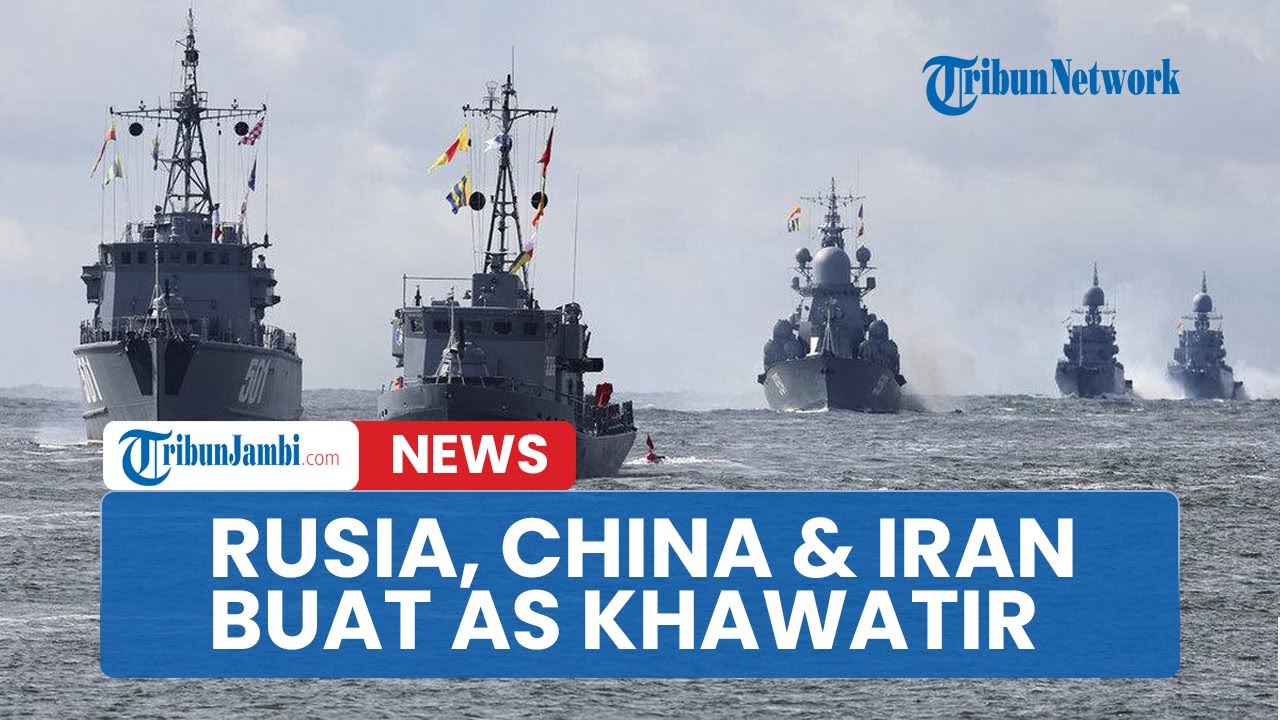 🔴China, Rusia dan Iran Latihan Militer Bersama di Selat Hormuz, AS Mendadak Panik & Peringati IRGC